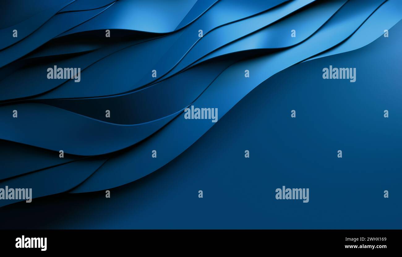 3D Abstract Blue Background Stock Photo - Alamy