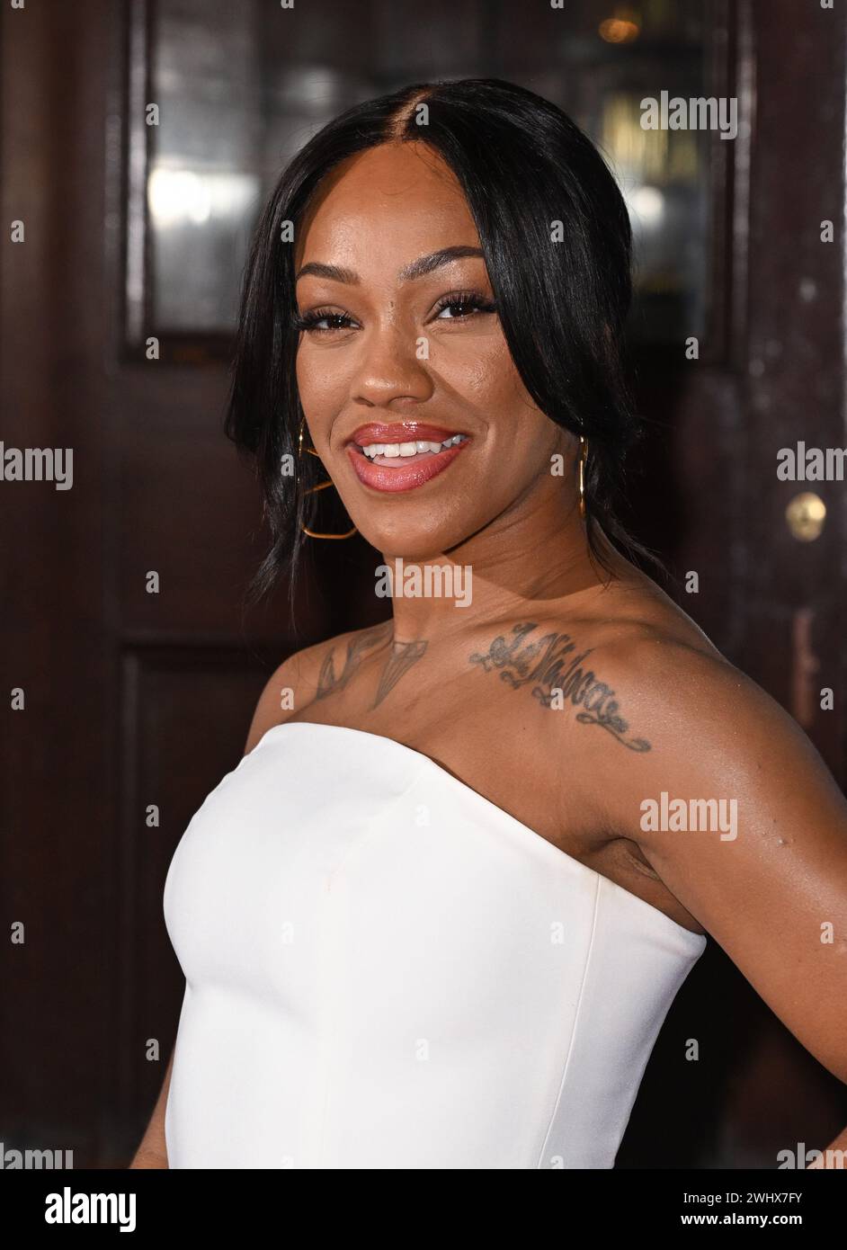 London, UK. February 11th, 2024. Karis Anderson arriving at the 24th