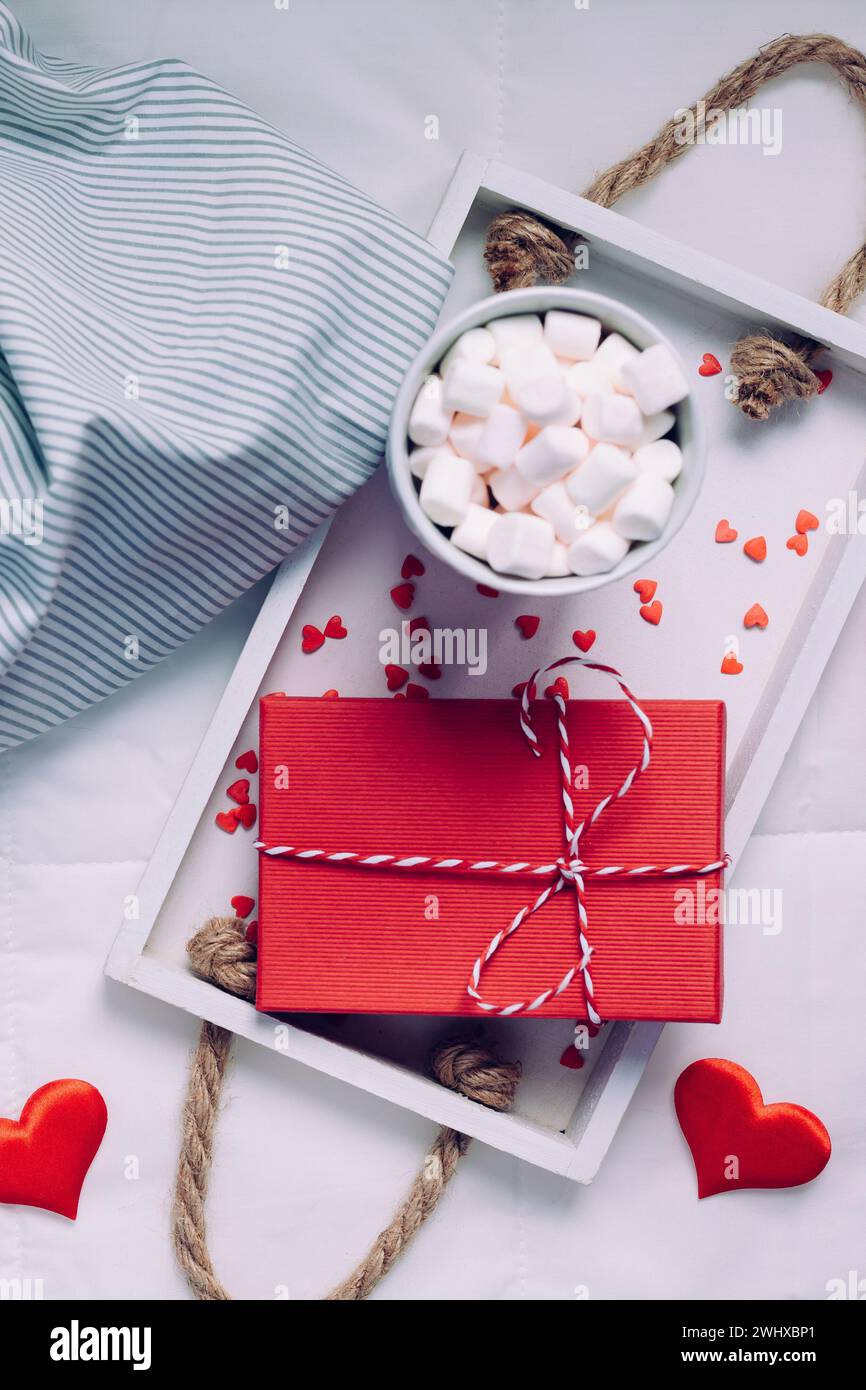 Romantic Breakfast In Bed Valentine Concept Stock Photo Alamy romantic-breakfast-in-bed-valentine-concept-stock-photo-alamy