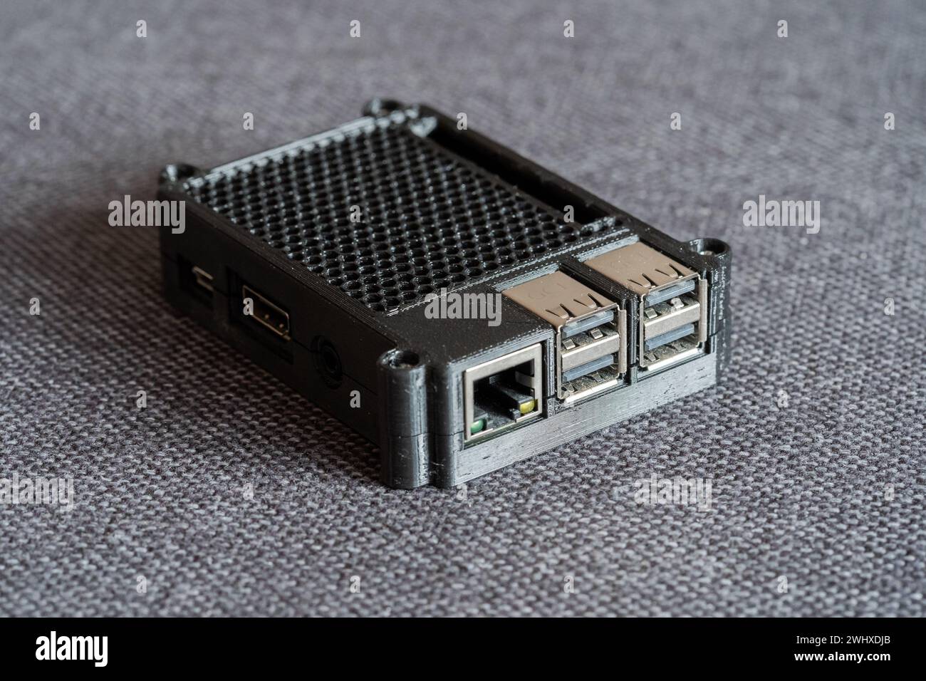 Raspberry Pi small format computer in a 3D printed protective case ...