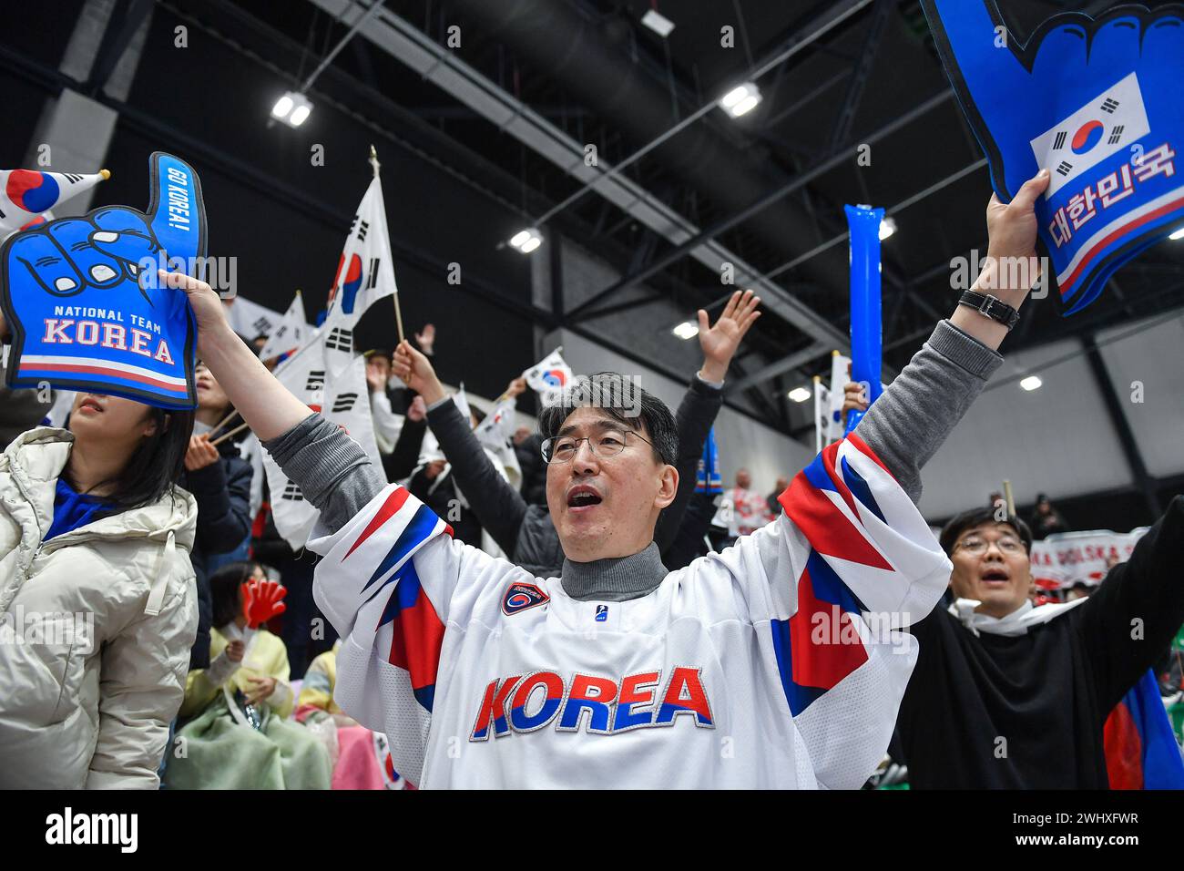 2024.02.11 Sosnowiec Hokej na lodzie Mezczyzn IIHF Turniej Pre