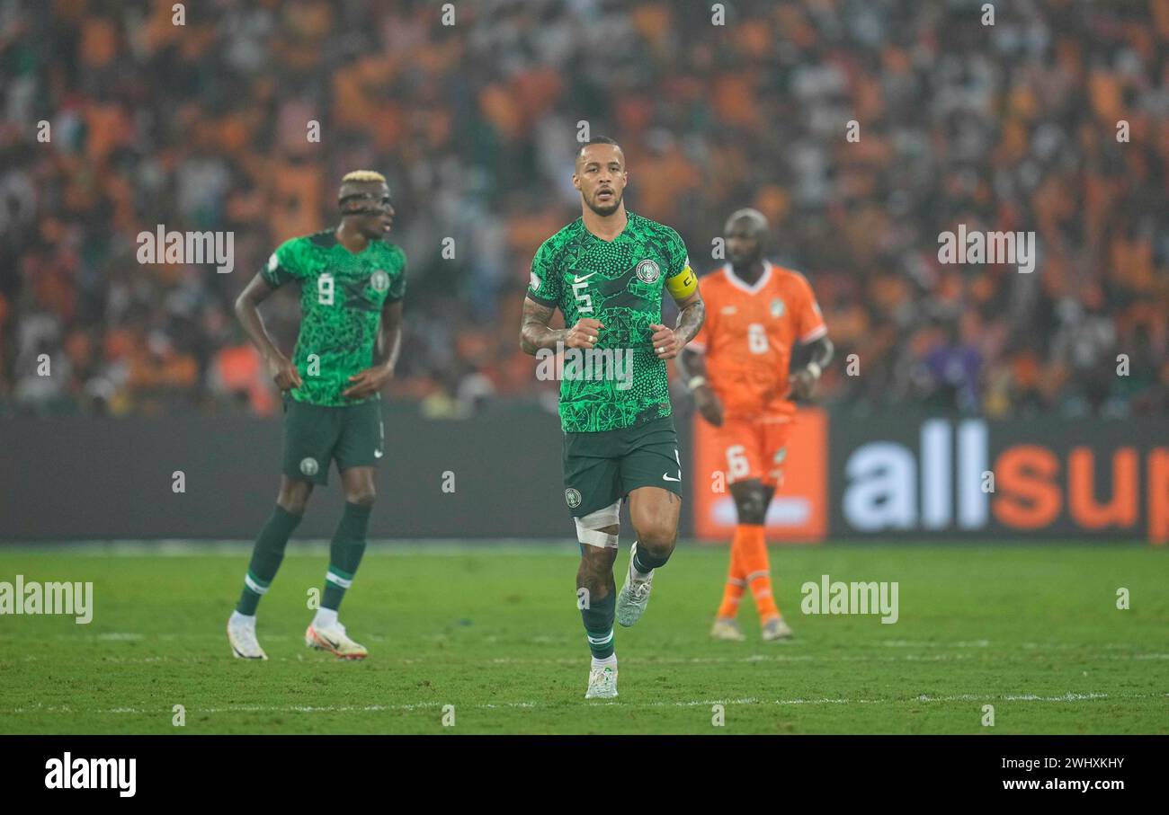February 11 2024: William Paul Ekong (Nigeria) looks on during a ...
