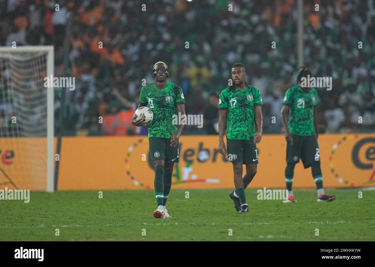 February 11 2024: Victor James Osimhen (Nigeria) gestures during a ...
