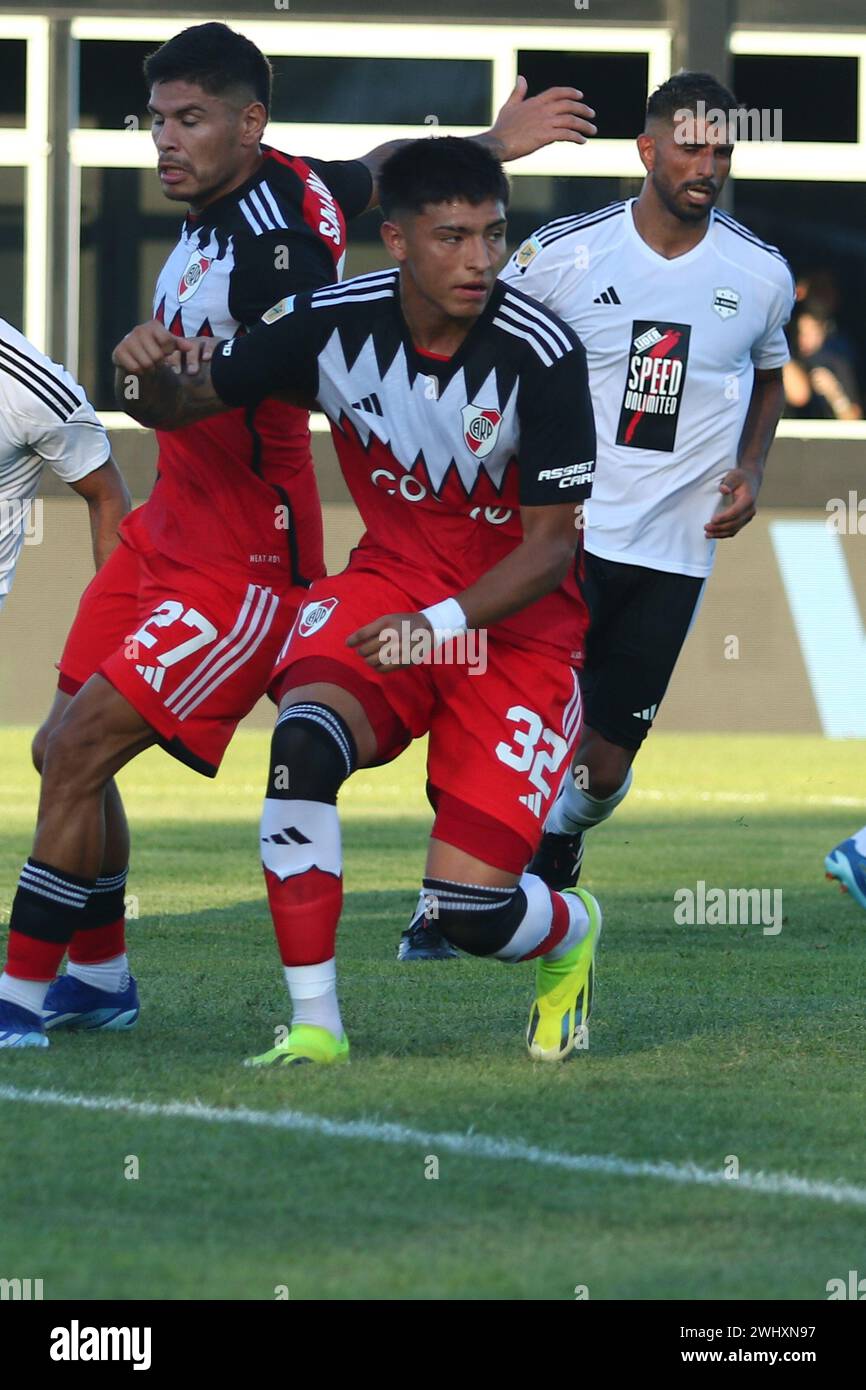 Buenos Aires, Argentina. 11th Feb, 2024. Agustin Ruberto of River Plate ...
