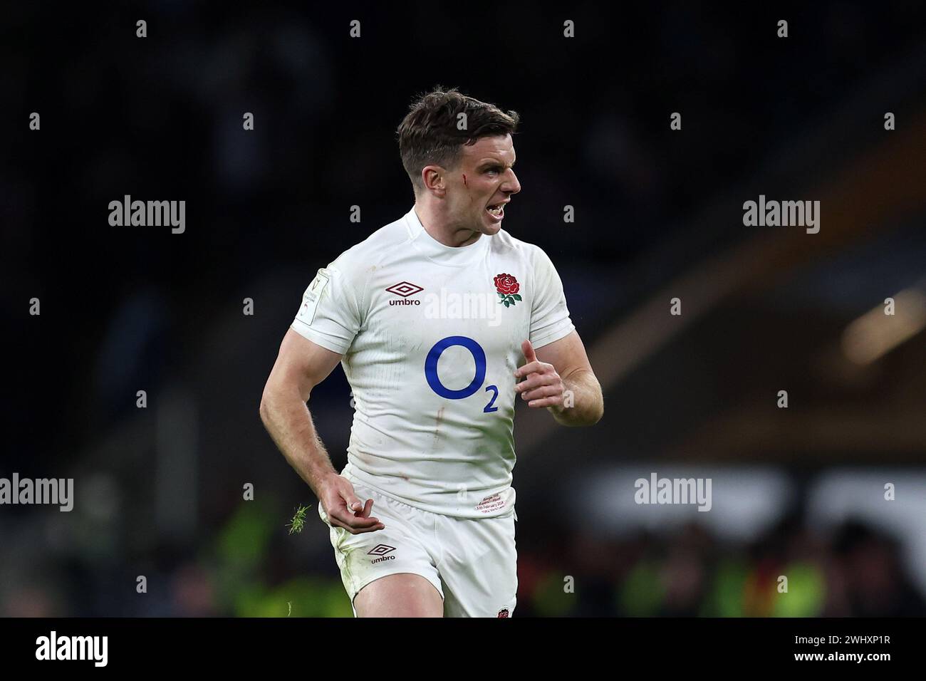 Twickenham, UK. 10th Feb, 2024. Ford of England looks on. Guinness Six Nations
