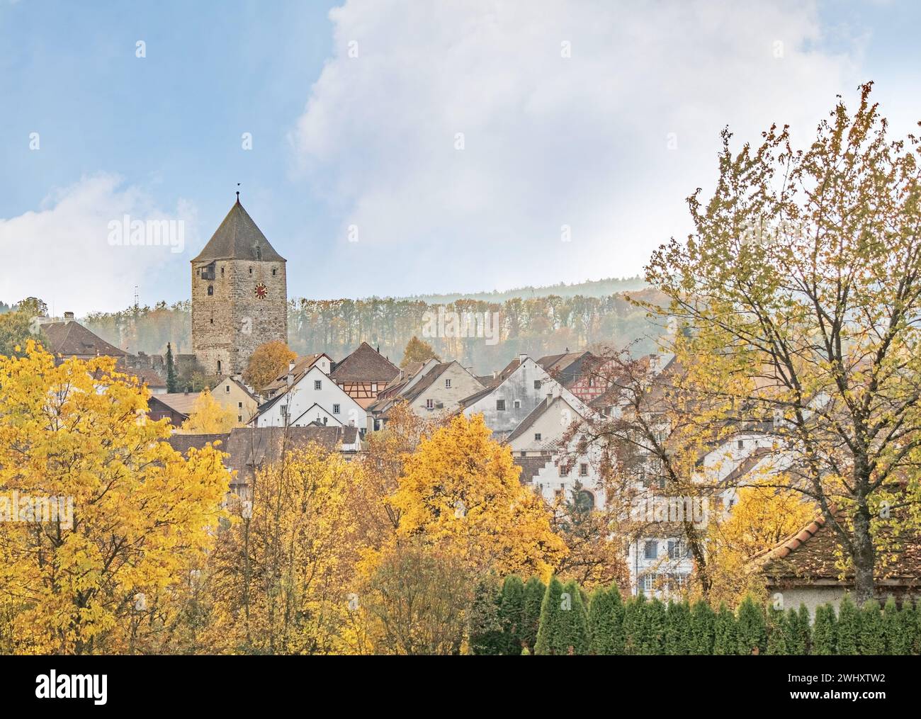 Kaiserstuhl, Canton Aargau, Switzerland Stock Photo