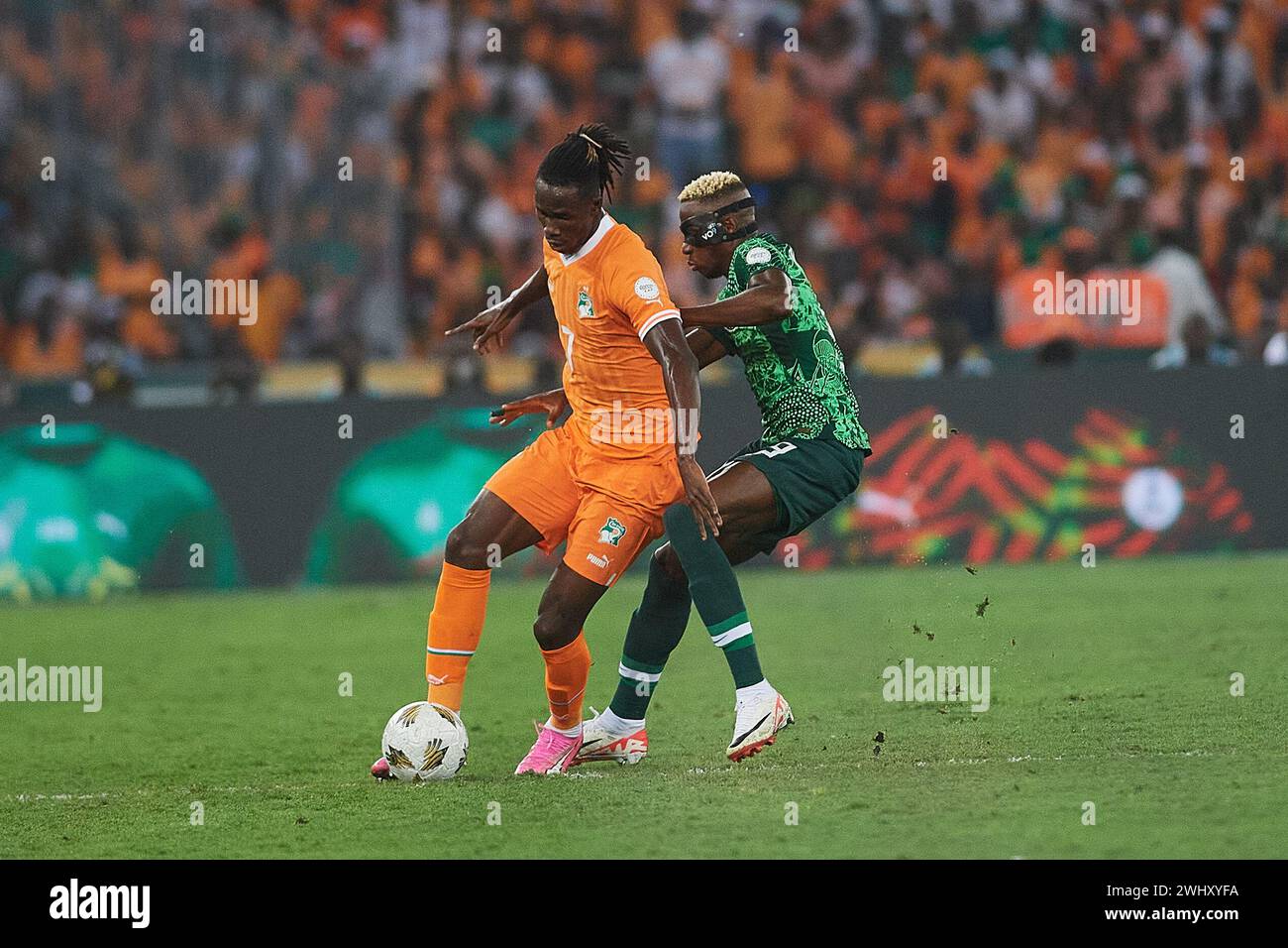 AFACON FINAL, ABIDJAN, IVORY COAST, FRIDAY, FEBRUARY 11, 2024. Duel