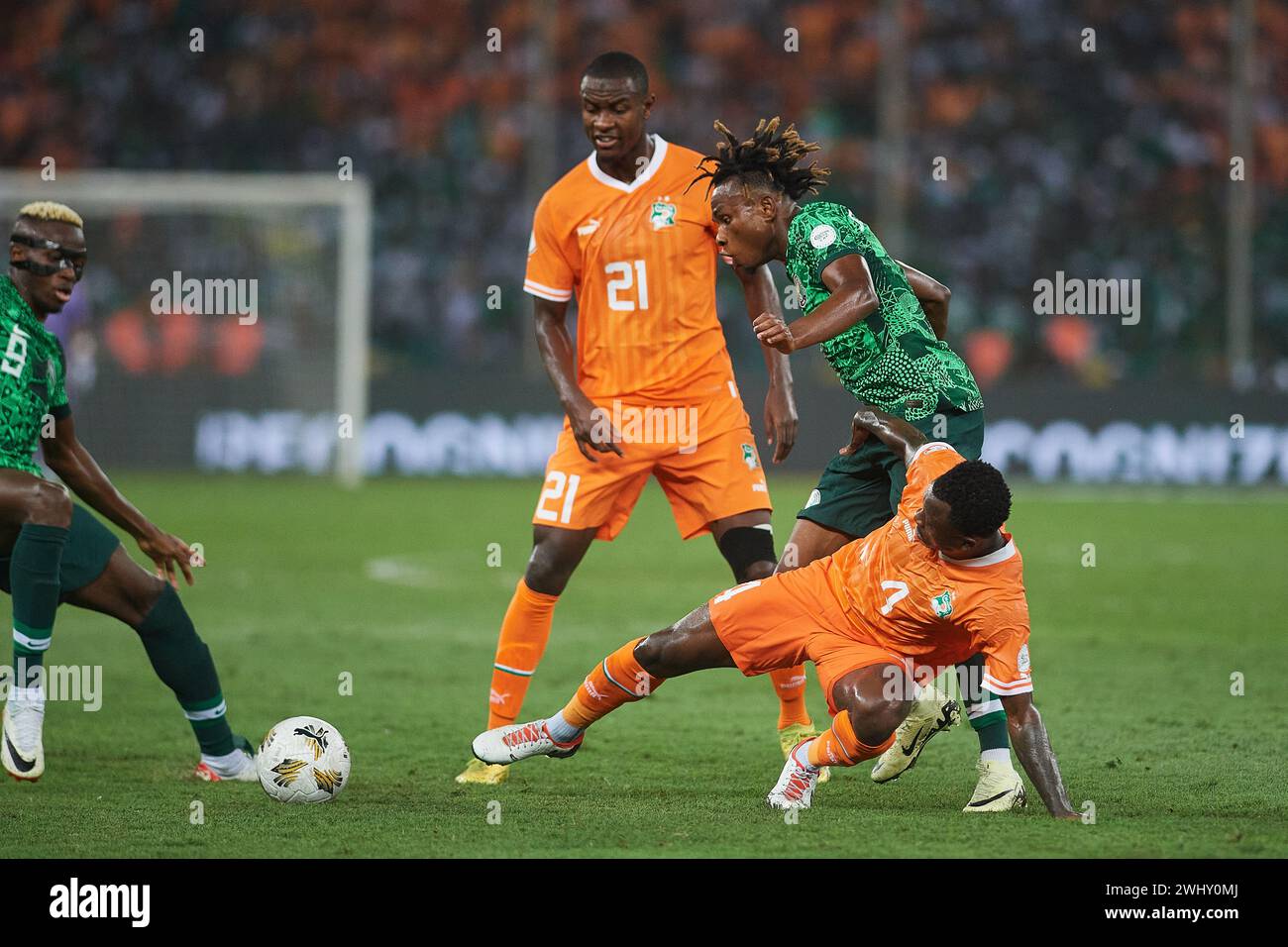 AFACON FINAL, ABIDJAN, IVORY COAST, FRIDAY, FEBRUARY 11, 2024 Stock Photo