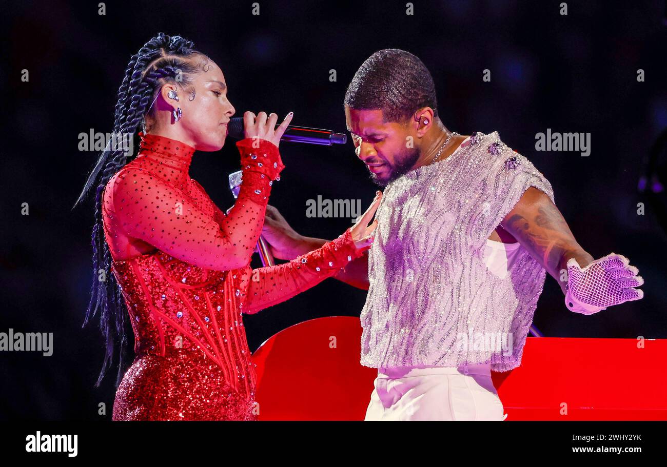 Las Vegas, United States. 11th Feb, 2024. Super Bowl LVIII Halftime