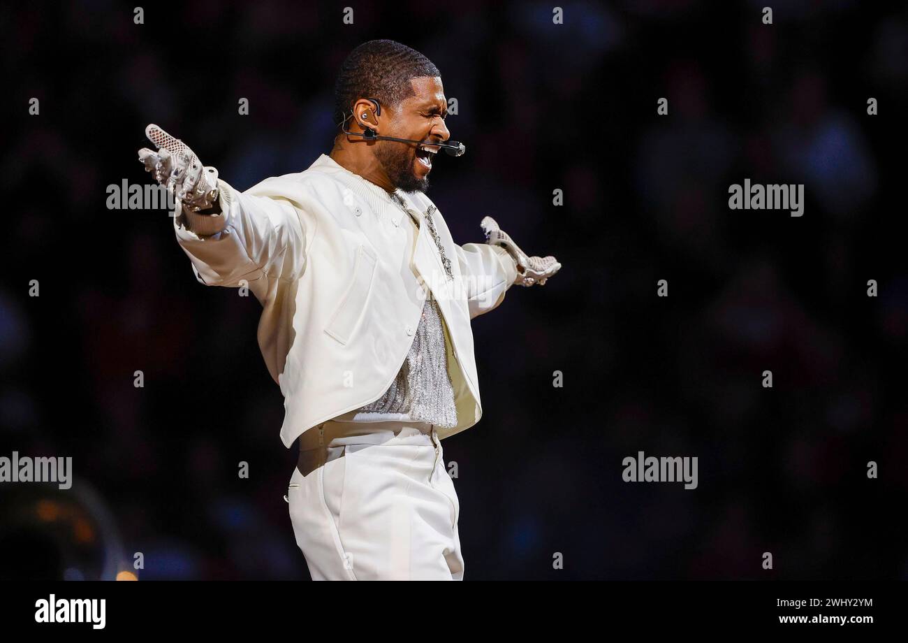 Las Vegas, United States. 11th Feb, 2024. Super Bowl LVIII Halftime