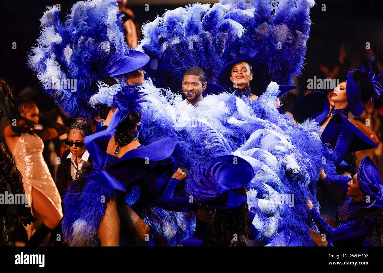 Las Vegas, United States. 11th Feb, 2024. Super Bowl LVIII Halftime
