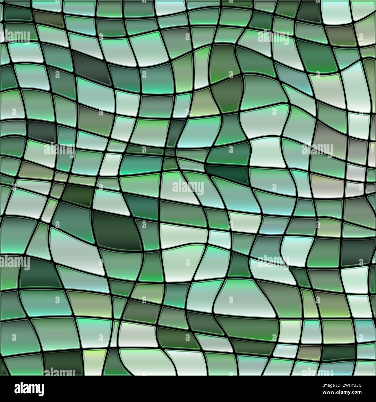 abstract vector stained-glass mosaic background - green Stock Vector ...