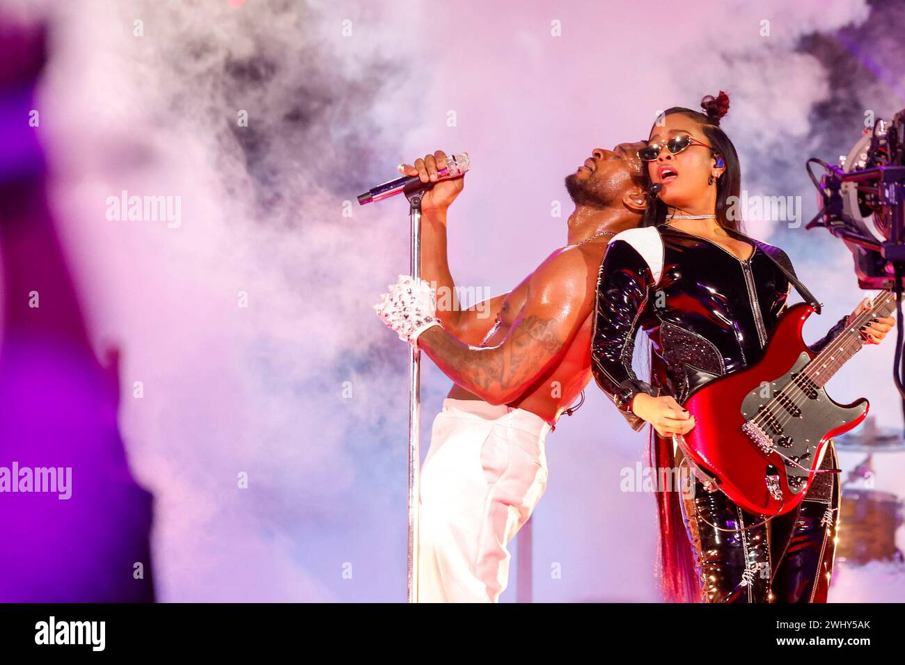 Las Vegas, United States. 11th Feb, 2024. Super Bowl LVIII Halftime