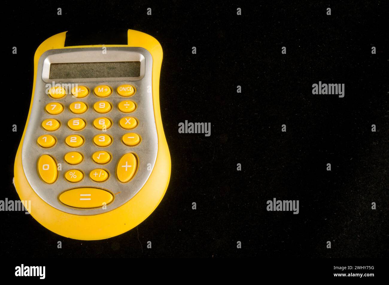 Close-up of calculator Stock Photo