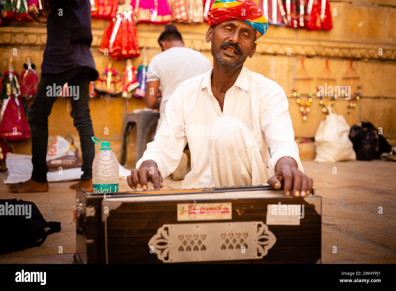 Jaisalmer, Rajasthan, India October 30th 2023 Portrait of a