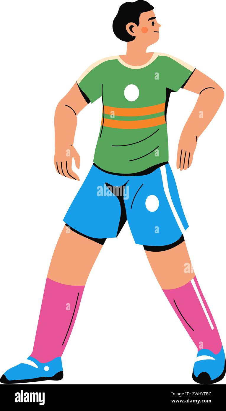 Professional football player Stock Vector Images - Alamy