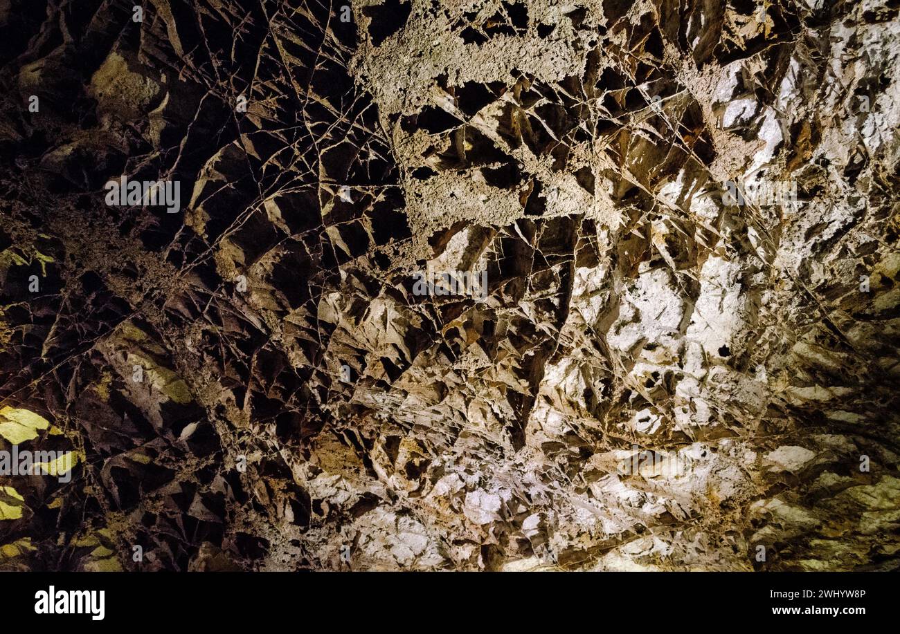 Inside Wind Cave National Park in South Dakota, USA Stock Photo