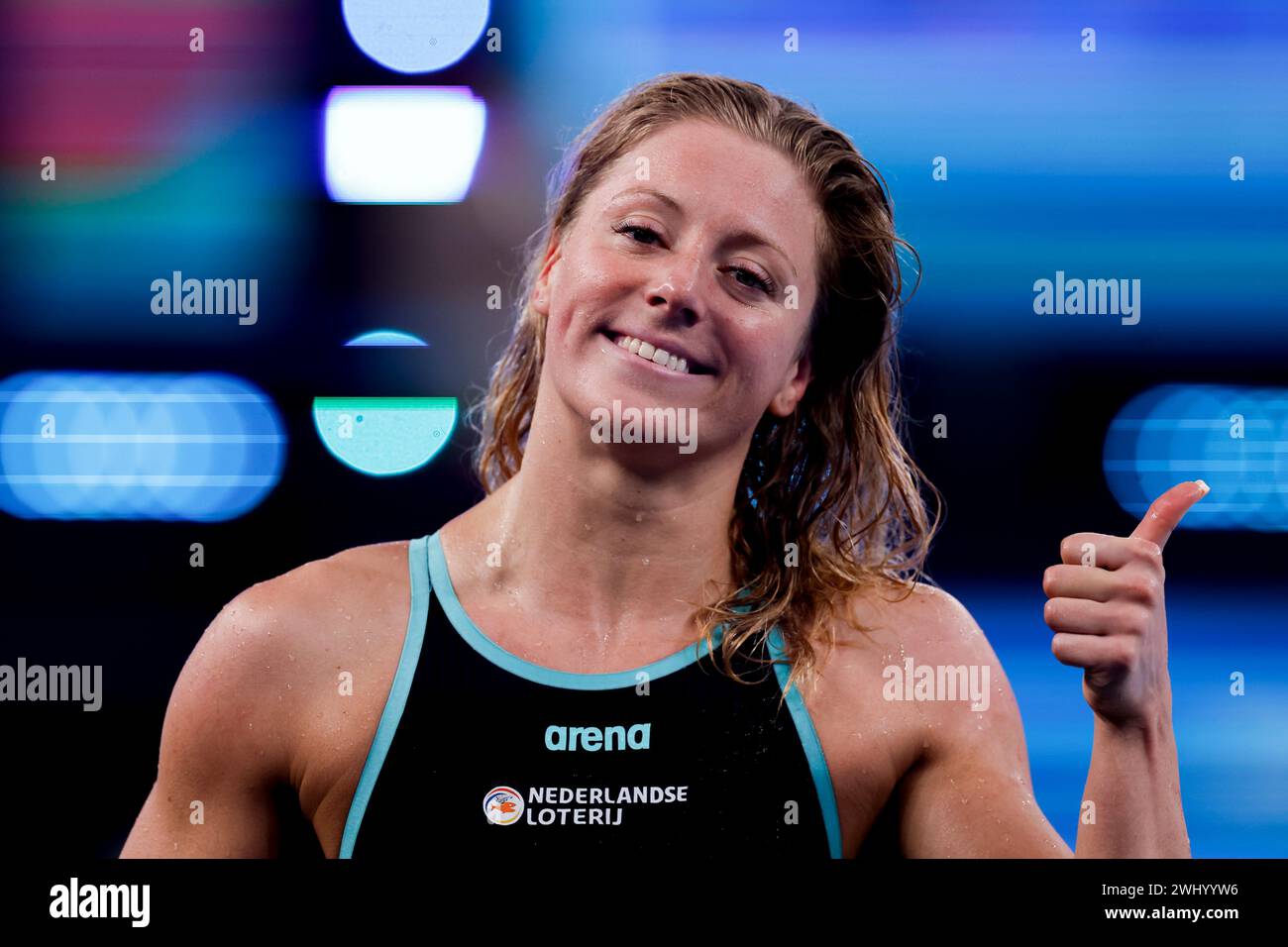 DOHA, QATAR FEBRUARY 12 Kira Toussaint of the Netherlands competing