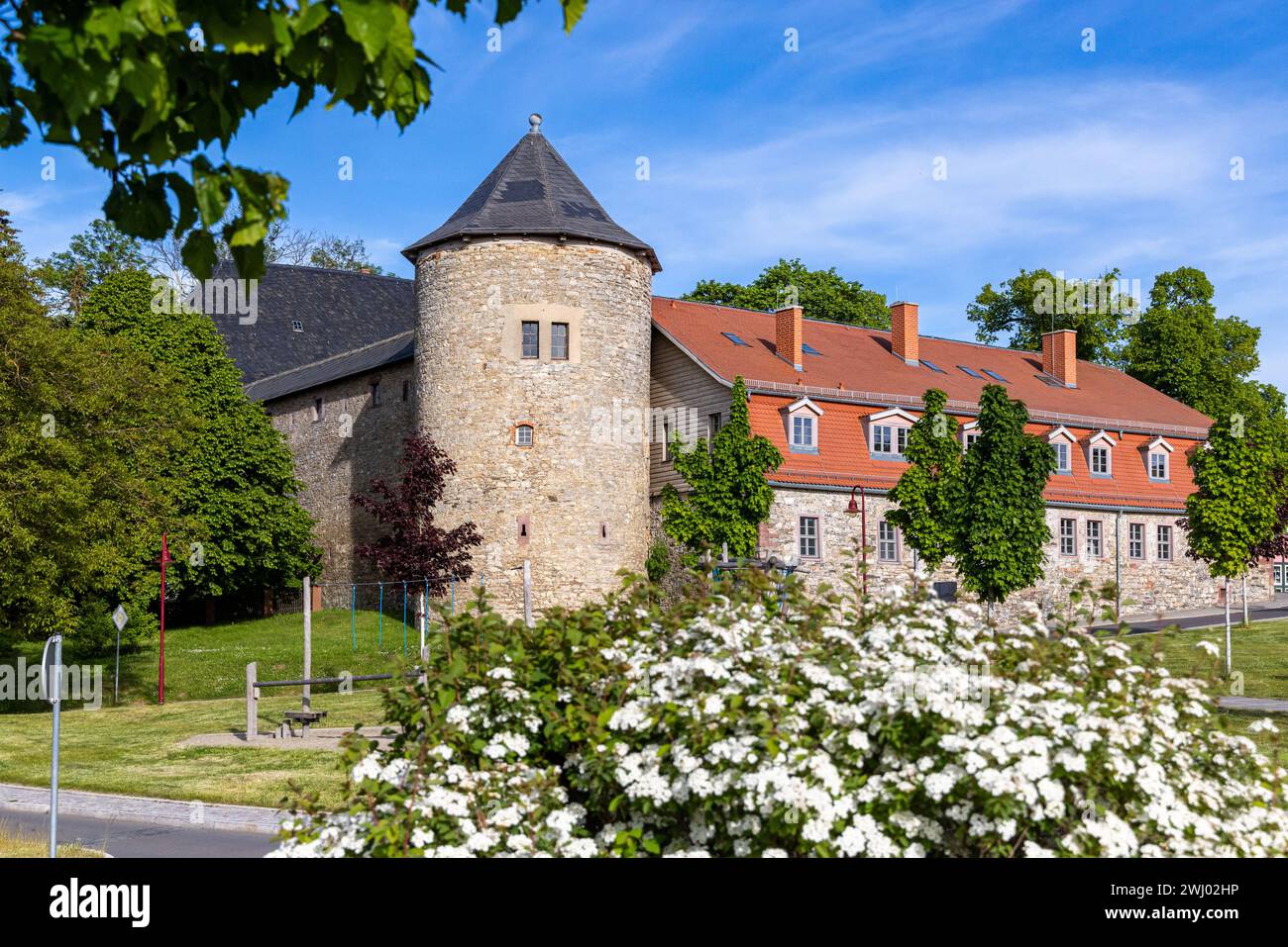 Harzgerode Harzgerode Harz Castle Stock Photo - Alamy