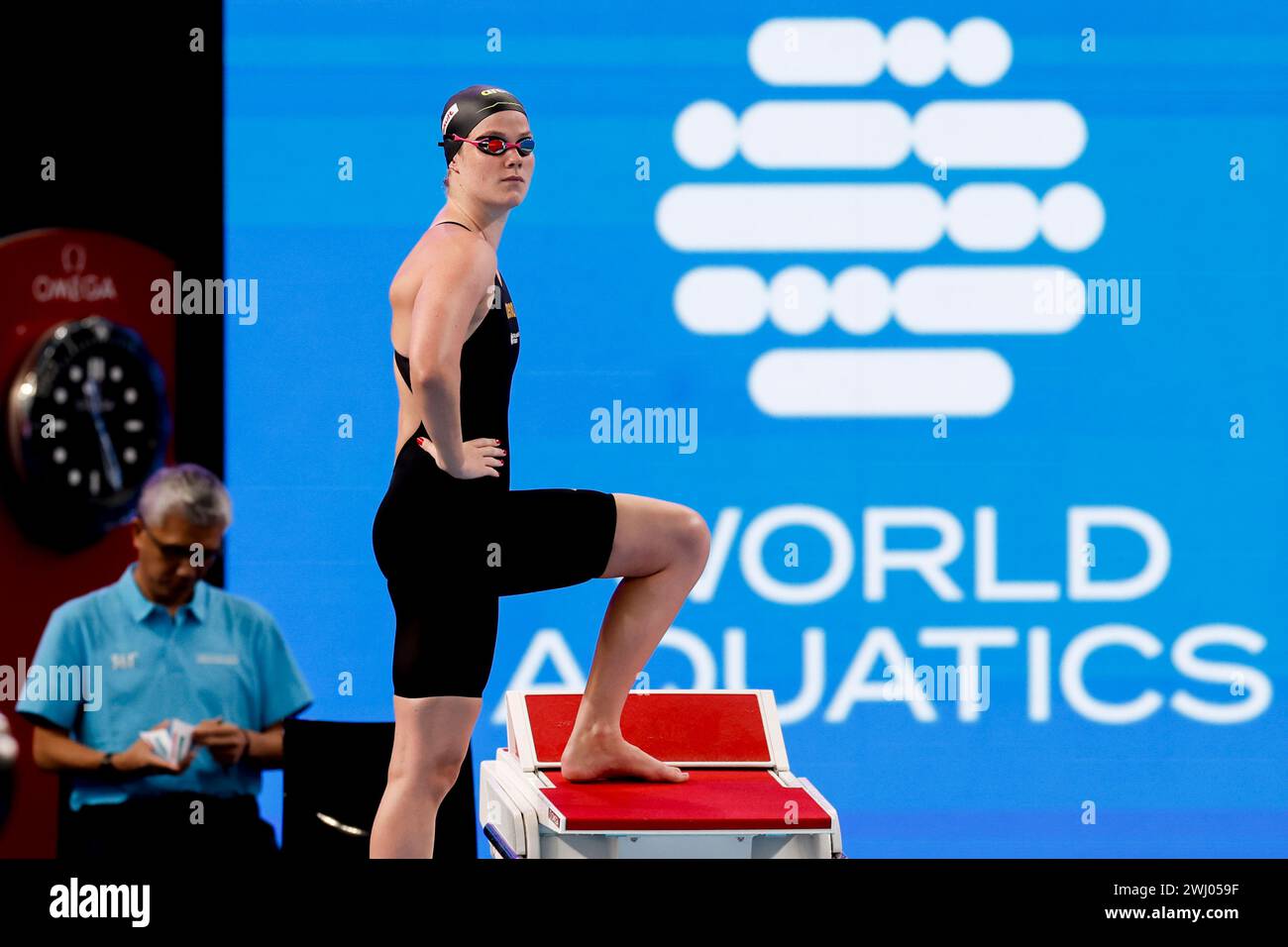 DOHA, QATAR FEBRUARY 12 Imani de Jong of the Netherlands competing