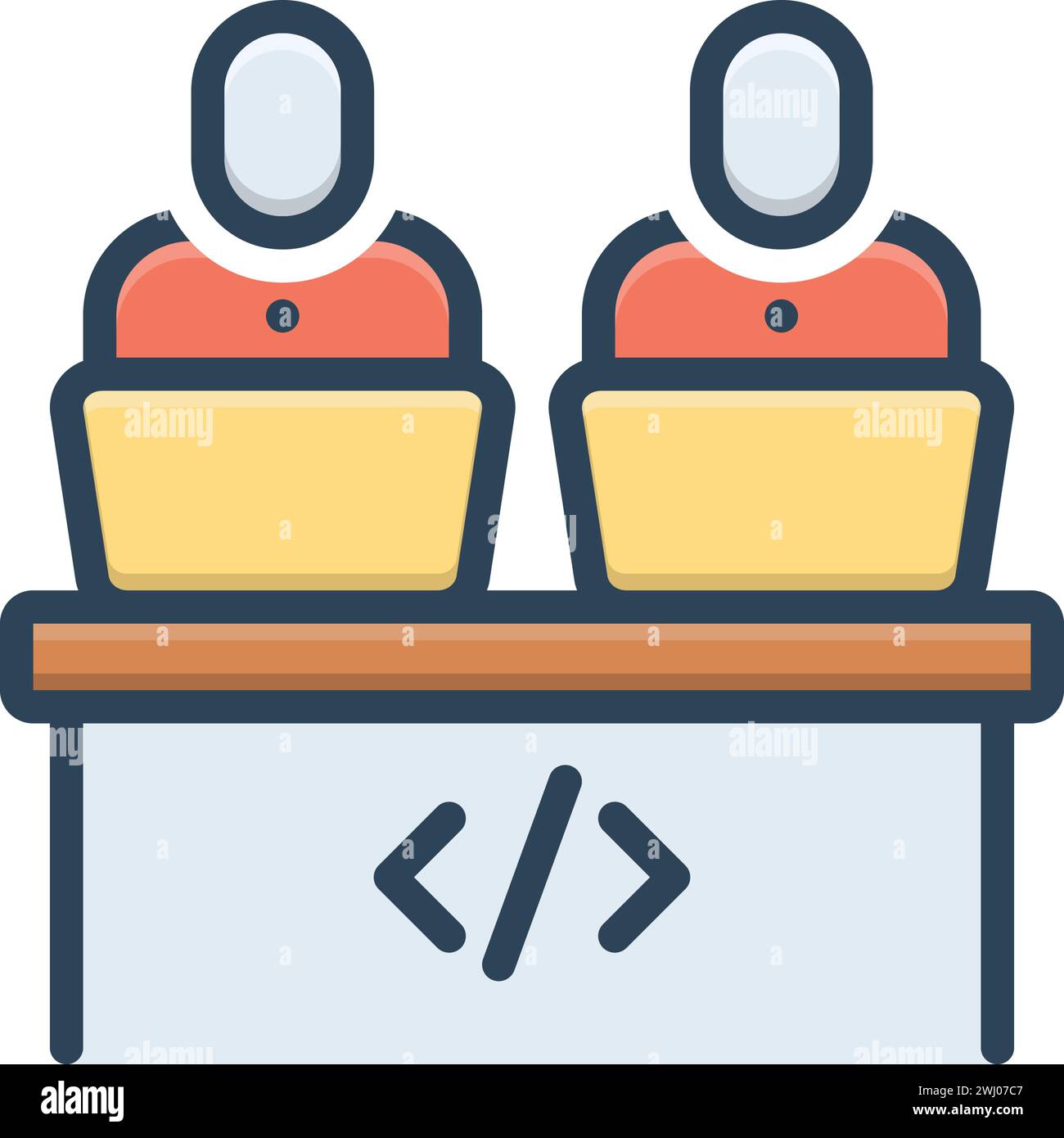 Programmers vector vectors hi-res stock photography and images - Alamy