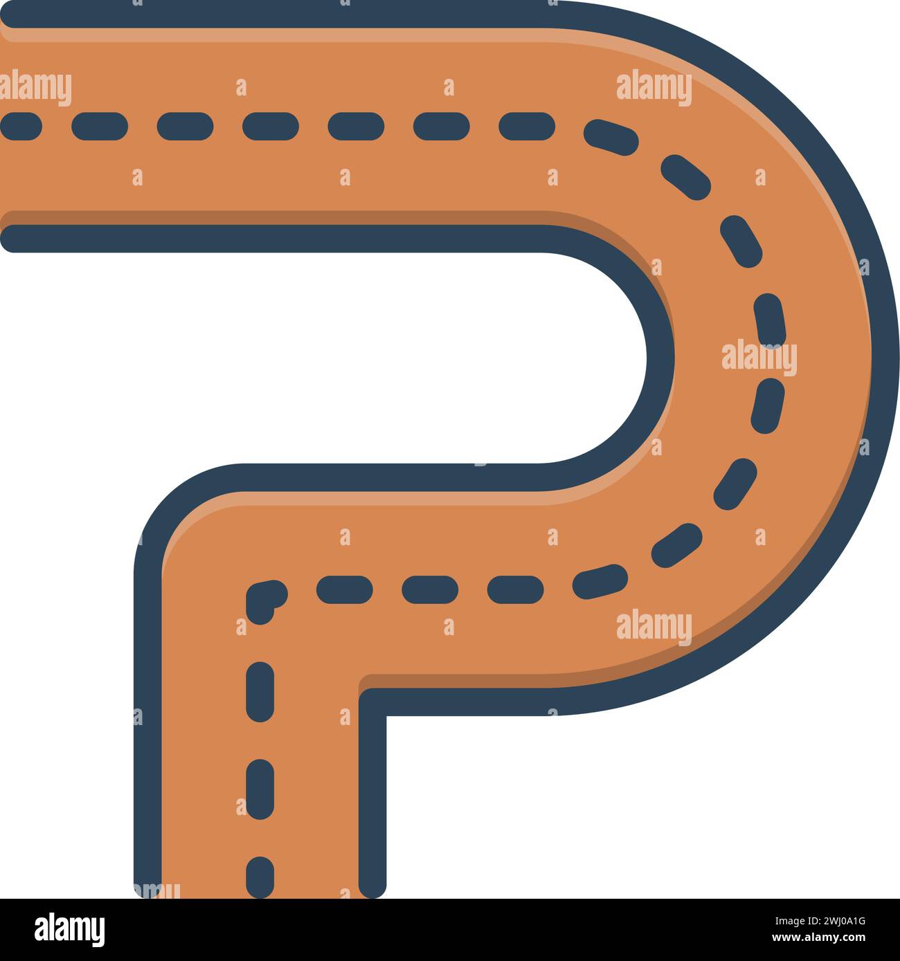Direction of the inflexion Stock Vector Images - Alamy