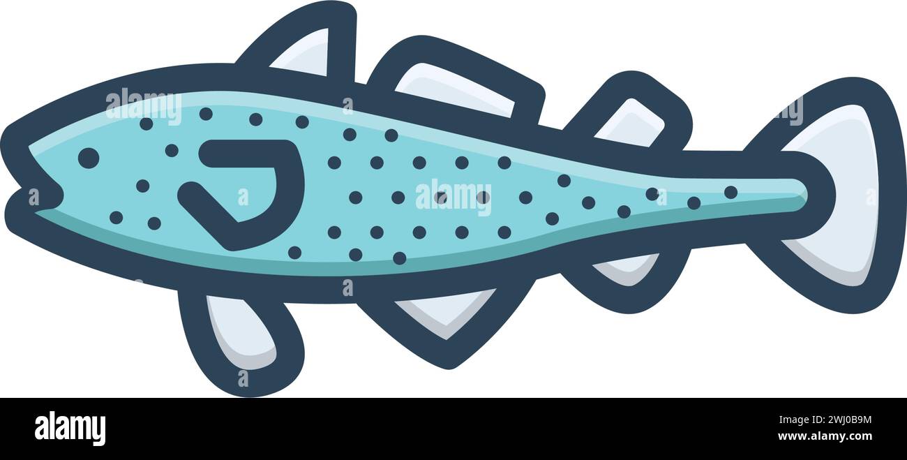 Icon for cod,fish Stock Vector Image & Art - Alamy