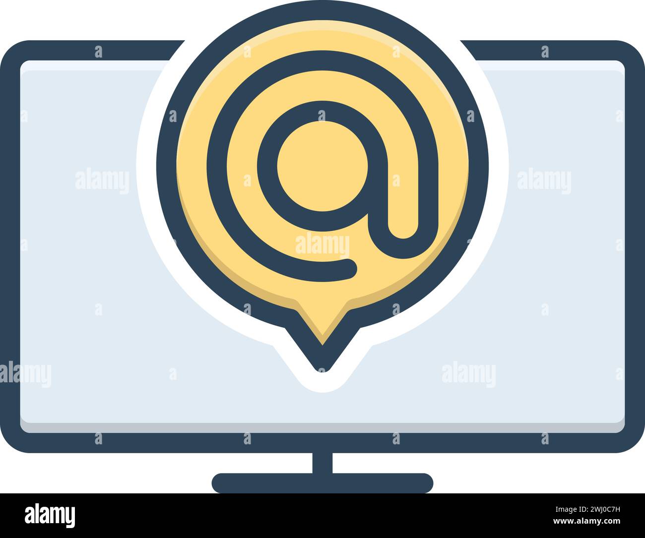 Icon for mentioned,described Stock Vector Image & Art - Alamy