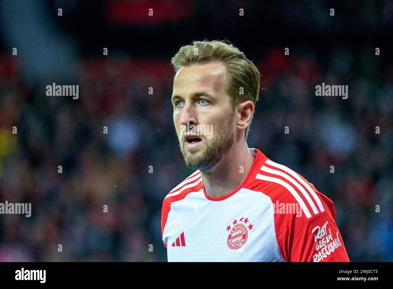 BayArena Leverkusen Germany,  10.2.2024, Football: Bundesliga Season 2023/2024 matchday 21.,  Bayer 04 Leverkusen (B04) vs FC Bayern Muenchen (FCB) — Harry Kane (FCB) Stock Photo