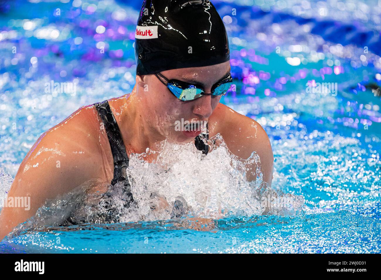 Taeyanna Adams of Micronesia competes in the swimming women's 100 ...