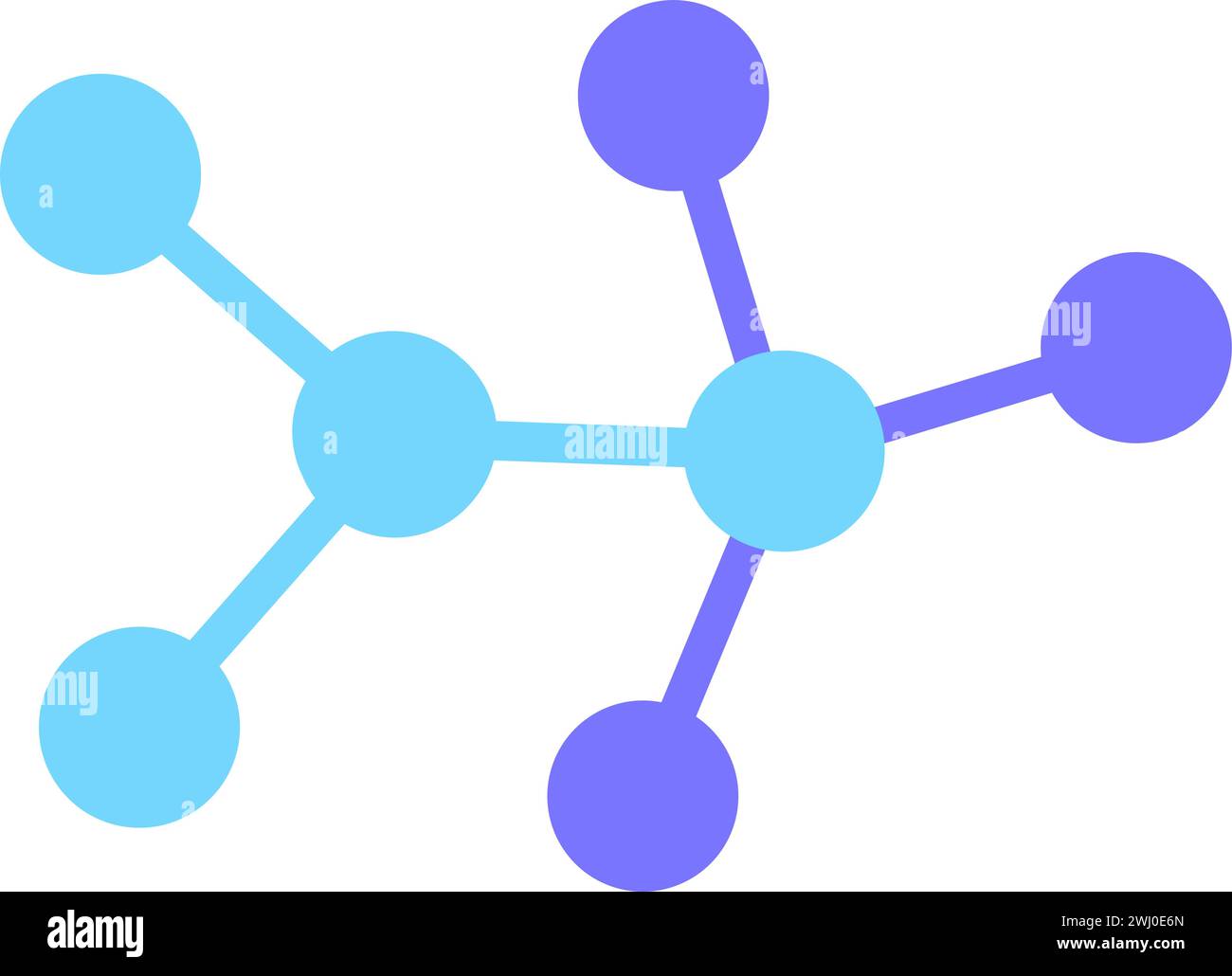Cell formation. Complexity found within binary code research, abstract techno element for modern and retro technological design. Simple color vector p Stock Vector