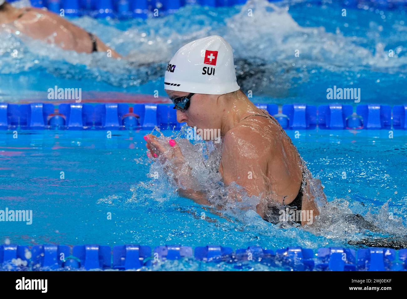 Lisa Mamie of Switzerland competes in the women's 100meter