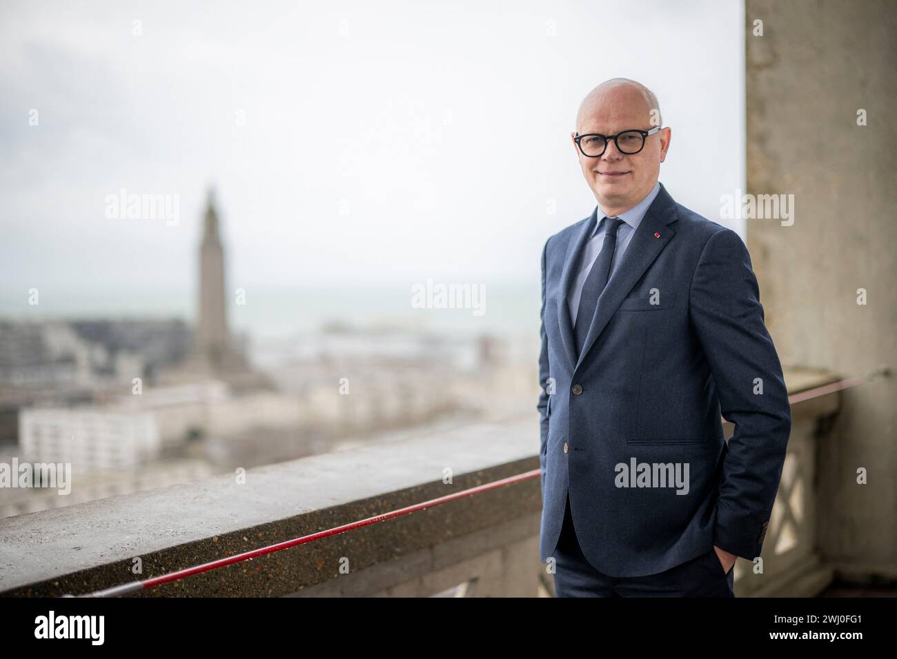 Le Havre, France. 08th Feb, 2024. French mayor of Le Havre and former ...