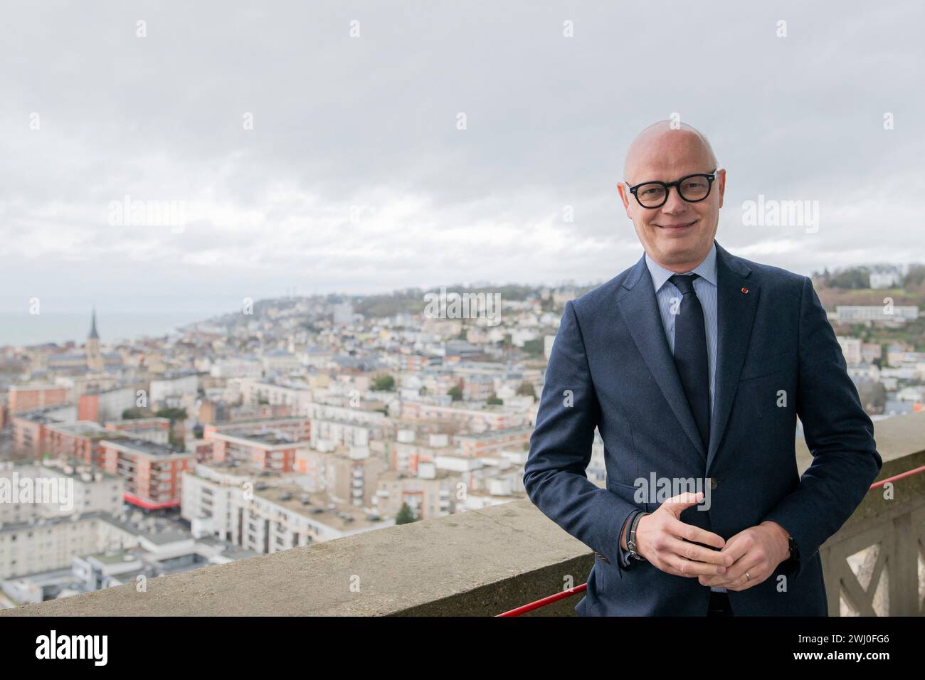 Le Havre, France. 08th Feb, 2024. French mayor of Le Havre and former ...