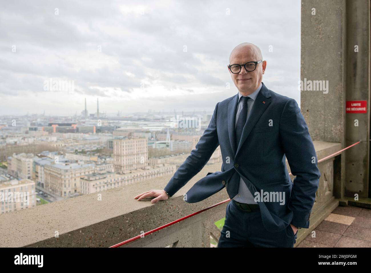 Le Havre, France. 08th Feb, 2024. French mayor of Le Havre and former ...