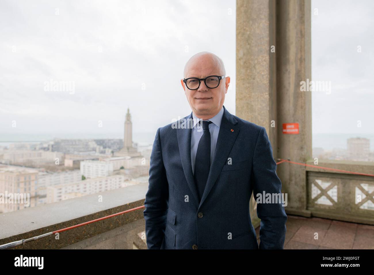 Le Havre, France. 08th Feb, 2024. French mayor of Le Havre and former ...