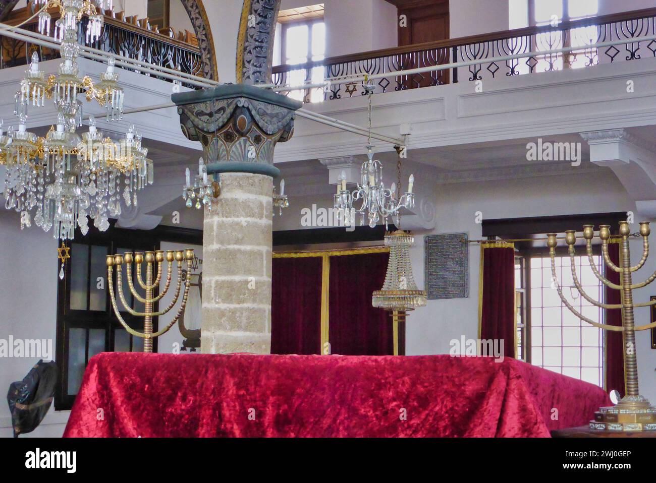 Synagogue Rhodes Kahal shalom synagogue hi-res stock photography and images - Alamy