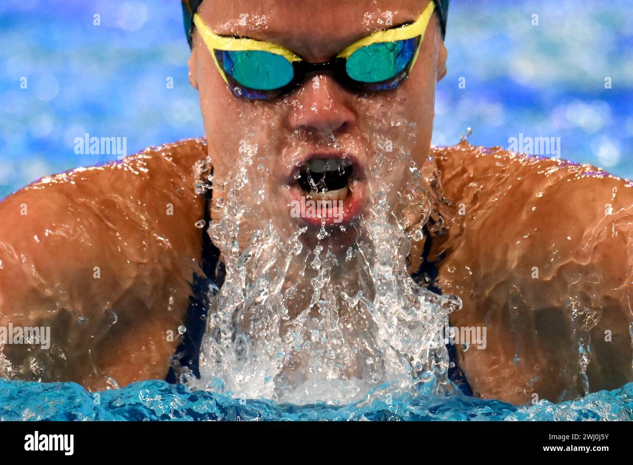 Kristyna Horska of Czechia competes in the 100m Breaststroke Women Heats during the 21st World
