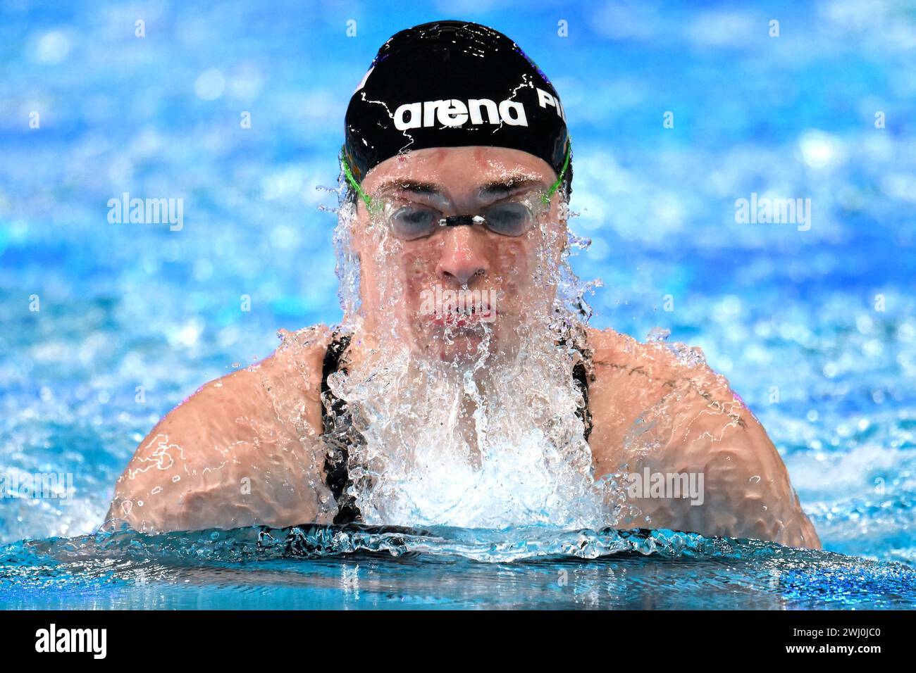 Doha, Qatar. 12th Feb, 2024. Benedetta Pilato of Italy competes in the