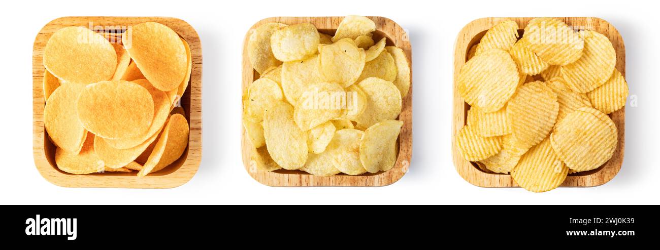 Potato Crisps Stock Photo