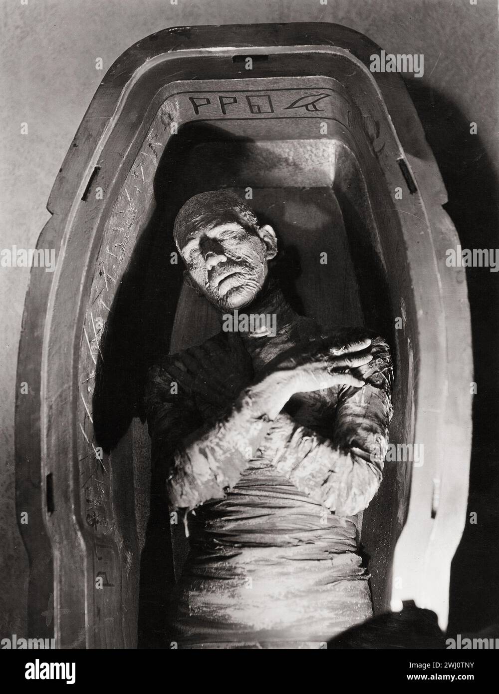 Boris Karloff as The Mummy (Universal, 1932). Publicity Photo Stock Photo