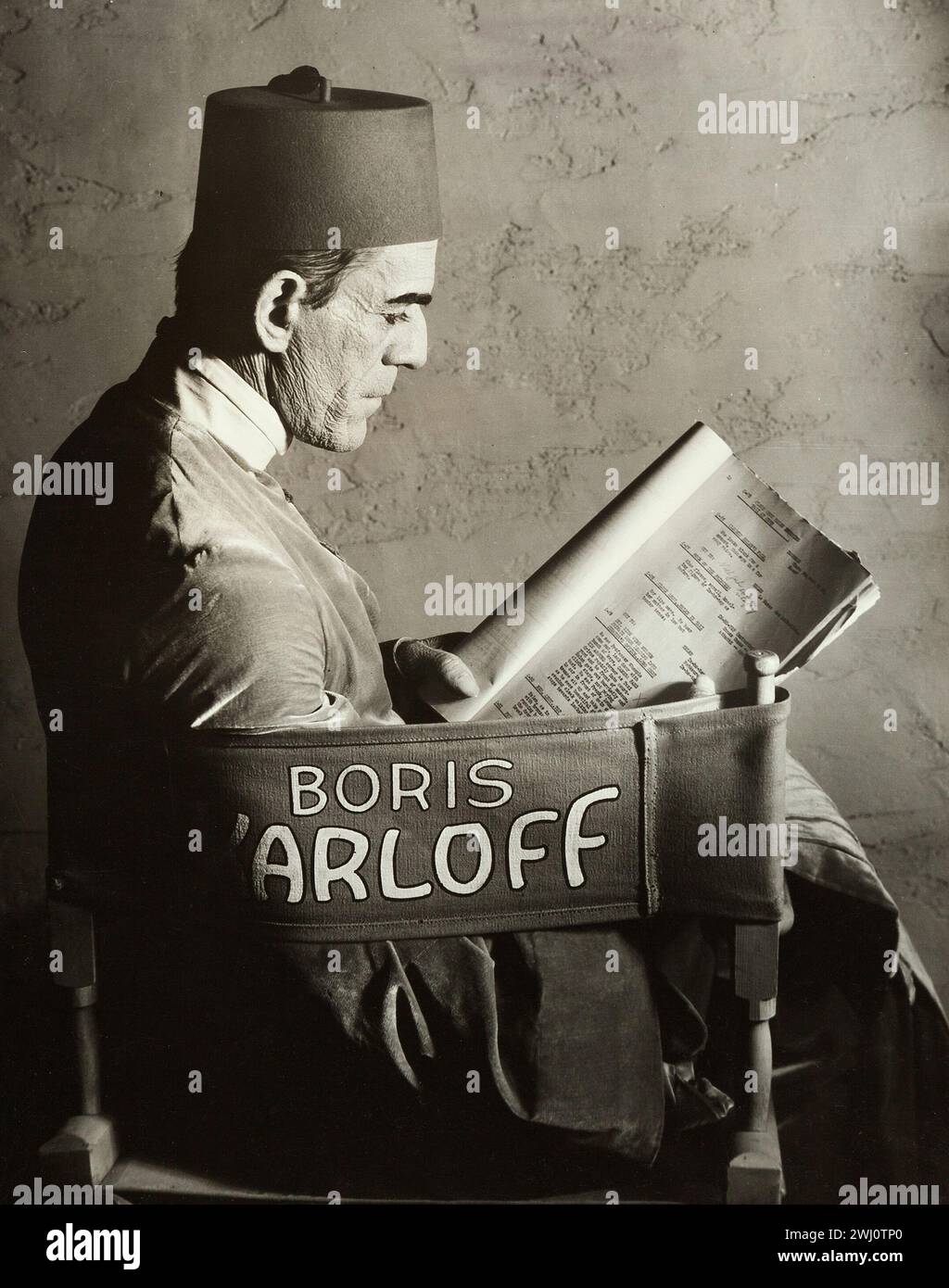 Boris Karloff in The Mummy (Universal, 1932). Publicity Photo Stock ...