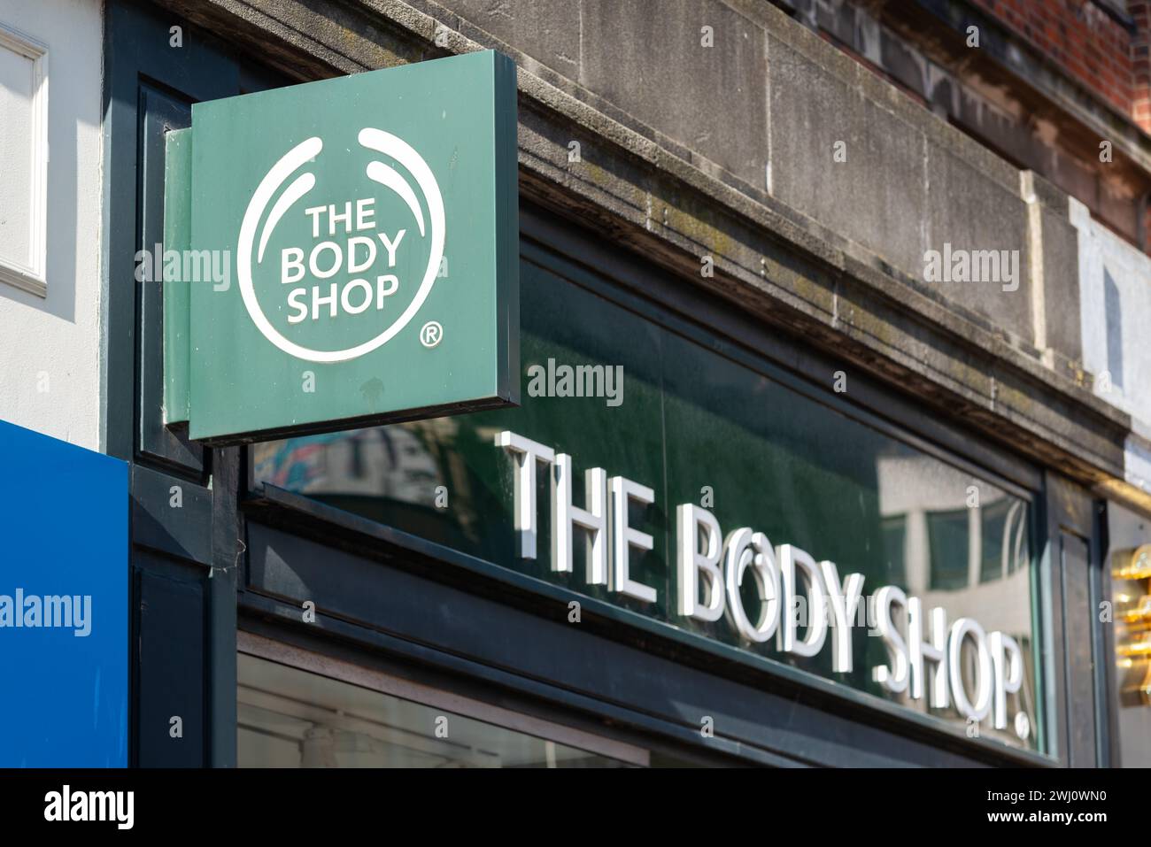 High Street, Southend on Sea, Essex, UK. 12th Feb, 2024. The Body Shop