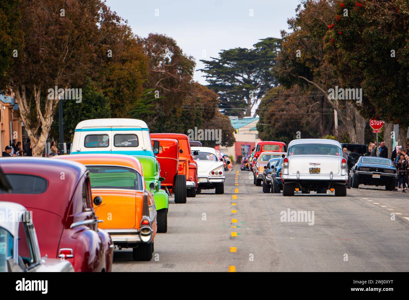 Classic and Hot Rod Car Show in Morro Bay California in May of 2023