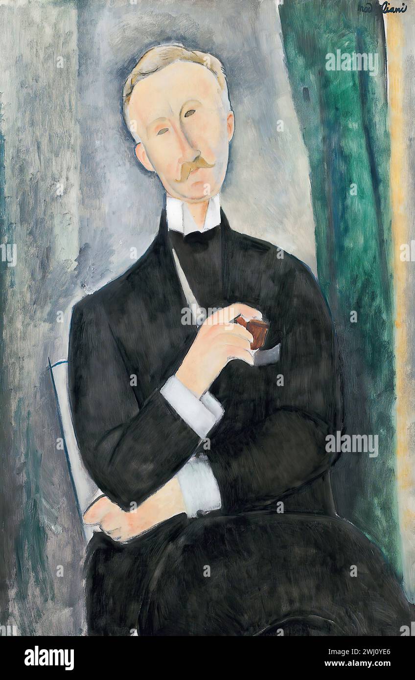 Amedeo Modigliani - Portrait de Roger Dutilleul Stock Photo