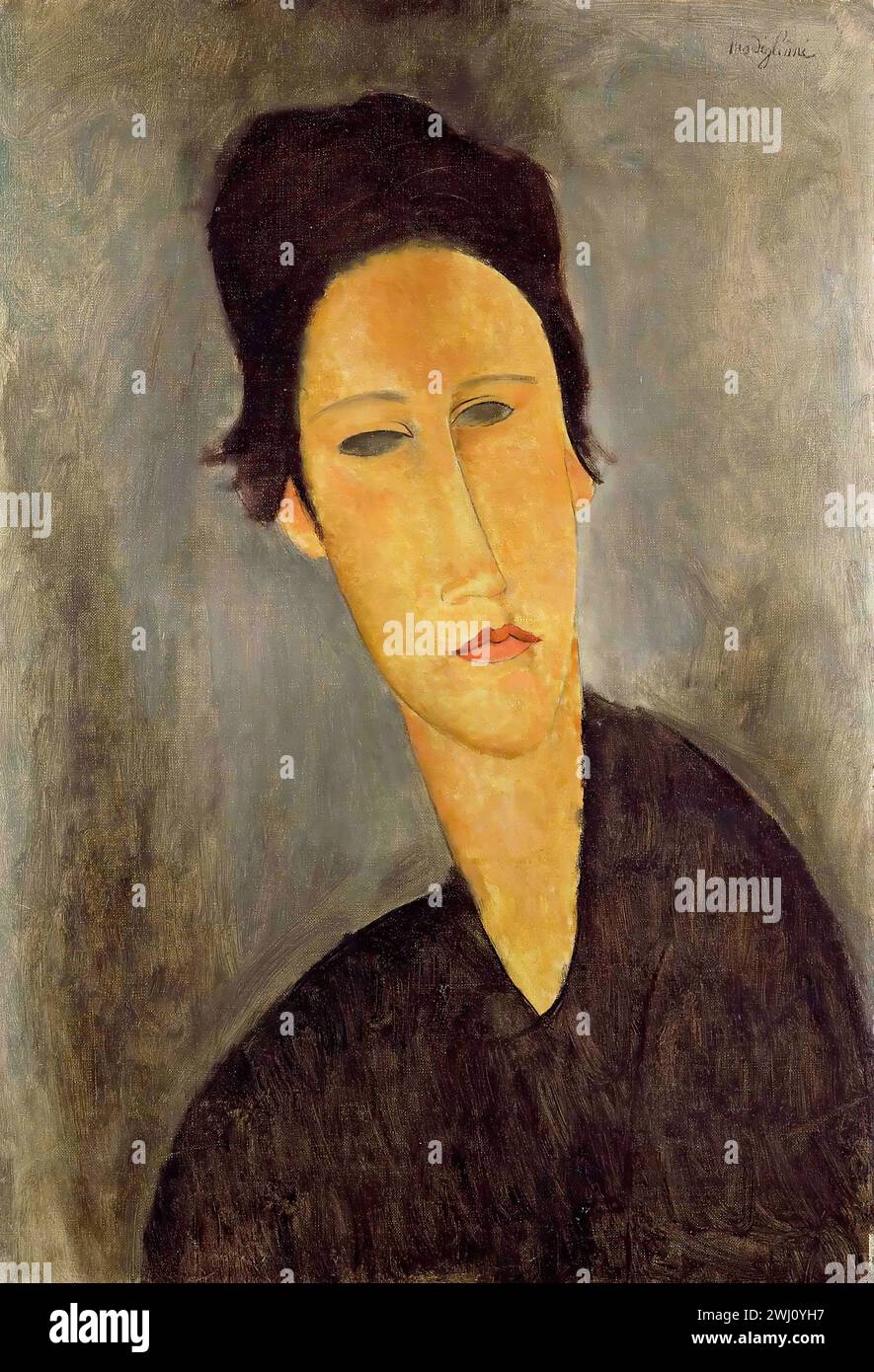 Anna Modigliani Modigliani tête hi-res stock photography and images - Alamy