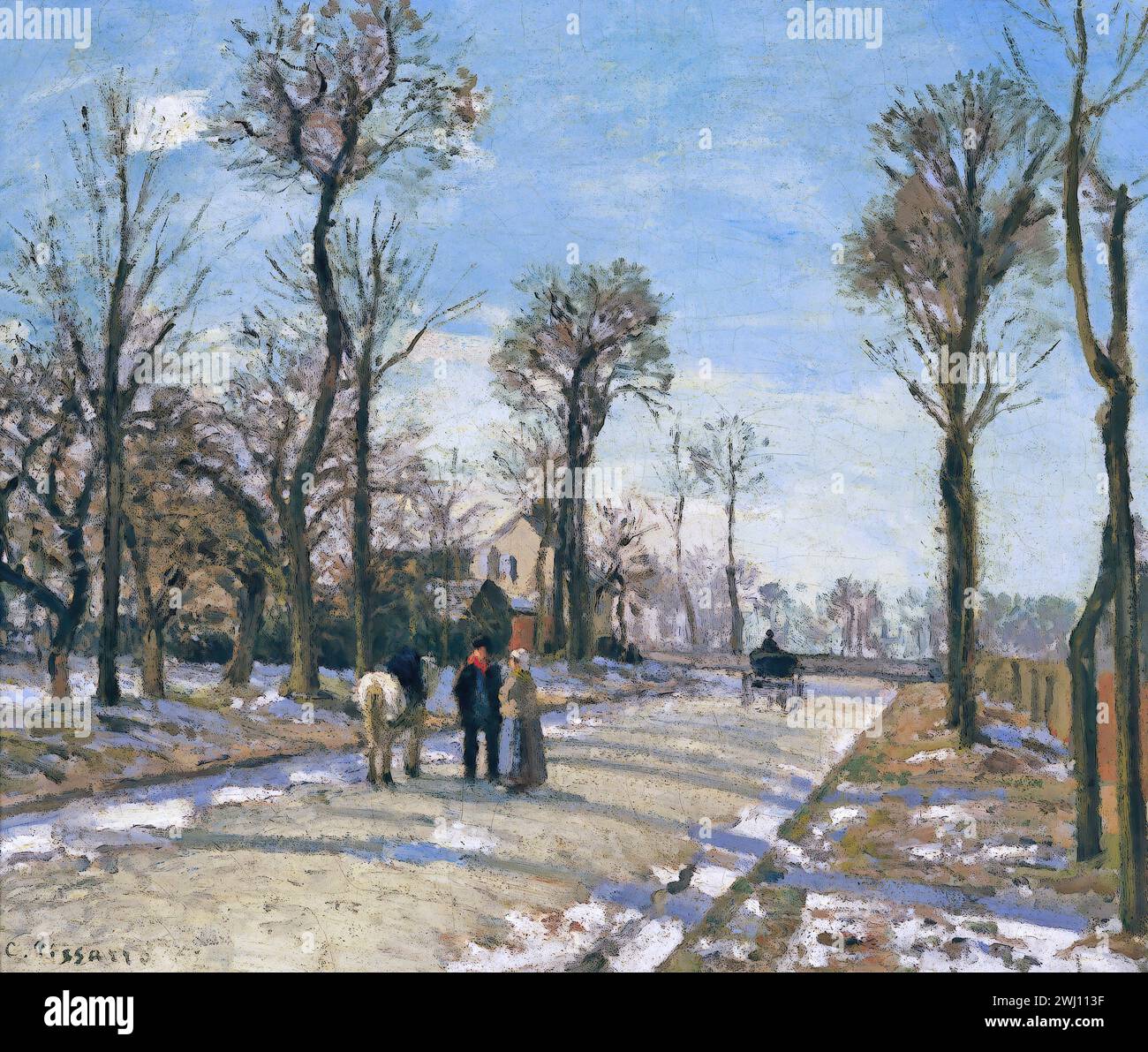 Camille pissarro route de versailles hi-res stock photography and
