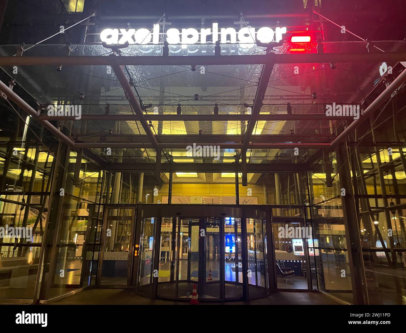 Gebäude Axel Springer in Berlin 12.02.2024 *** Axel Springer building ...