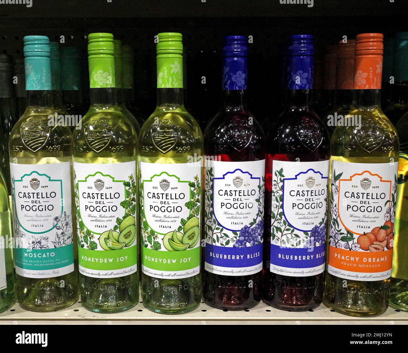 Port Washington, Wisconsin USA February 12, 2024 Castello del Poggio