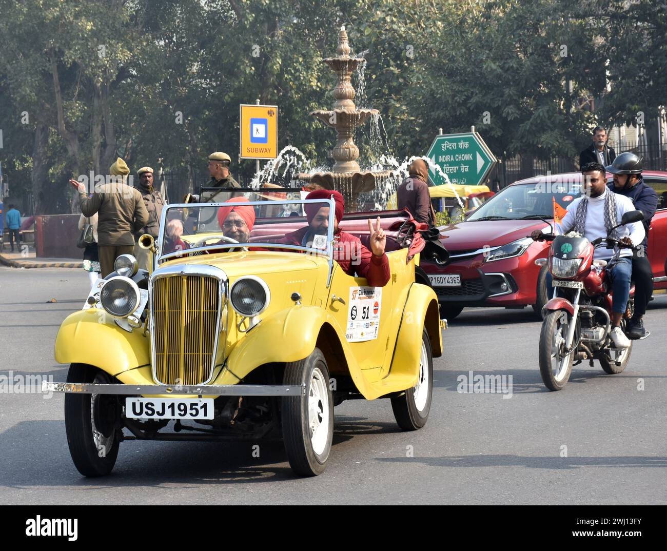 Vintage car rally delhi 2024 hires stock photography and images Alamy